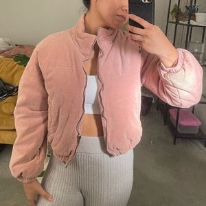 Pink Puffer Jacket